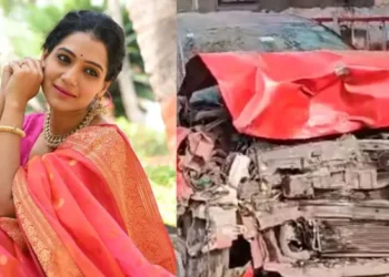 హీరోయిన్ కారు బీభత్సం.. కార్మికుడి దుర్మరణం