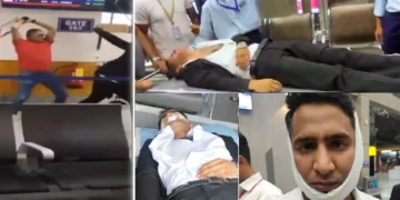 స్పైస్ జెట్ సిబ్బందిపై ఆర్మీ అధికారి దాడి